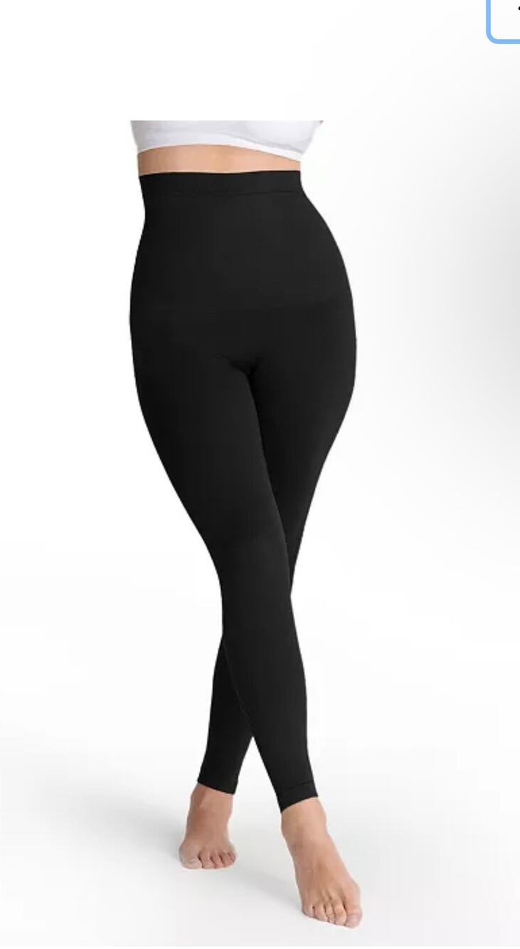 Shapermint Empetua High Waisted Black Shaping Leggings Sz XL